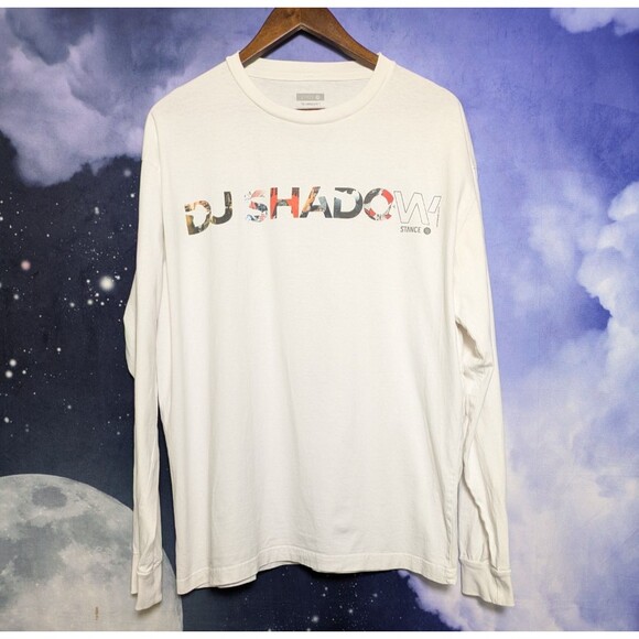 DJ Shadow x Stance Long Sleeve Shirt Graphic Tee Size XL Streetwear Hip Hop - Picture 2 of 7